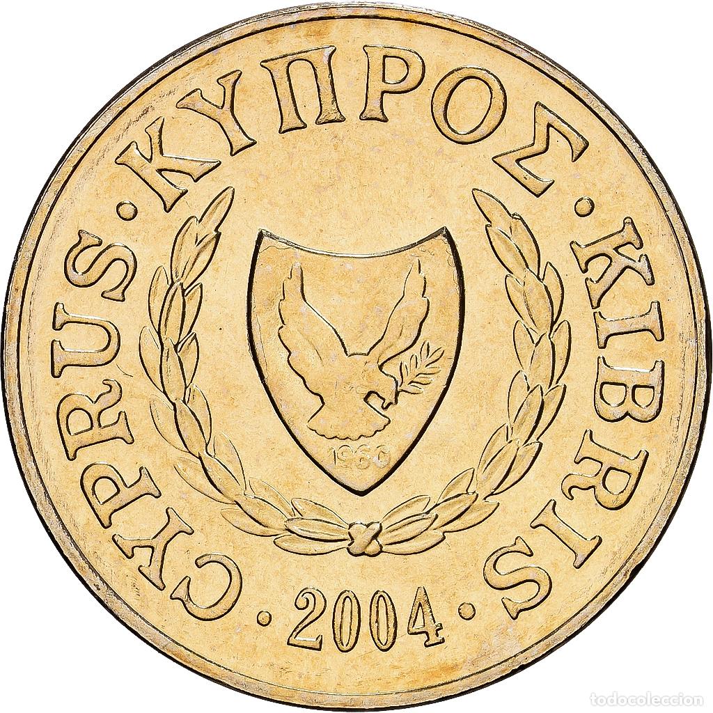 Monedas antiguas de Europa: [#1551923] Chipre, 2 Cents, 2004, N&iacute;quel - lat&oacute;n, EBC, KM:54.3