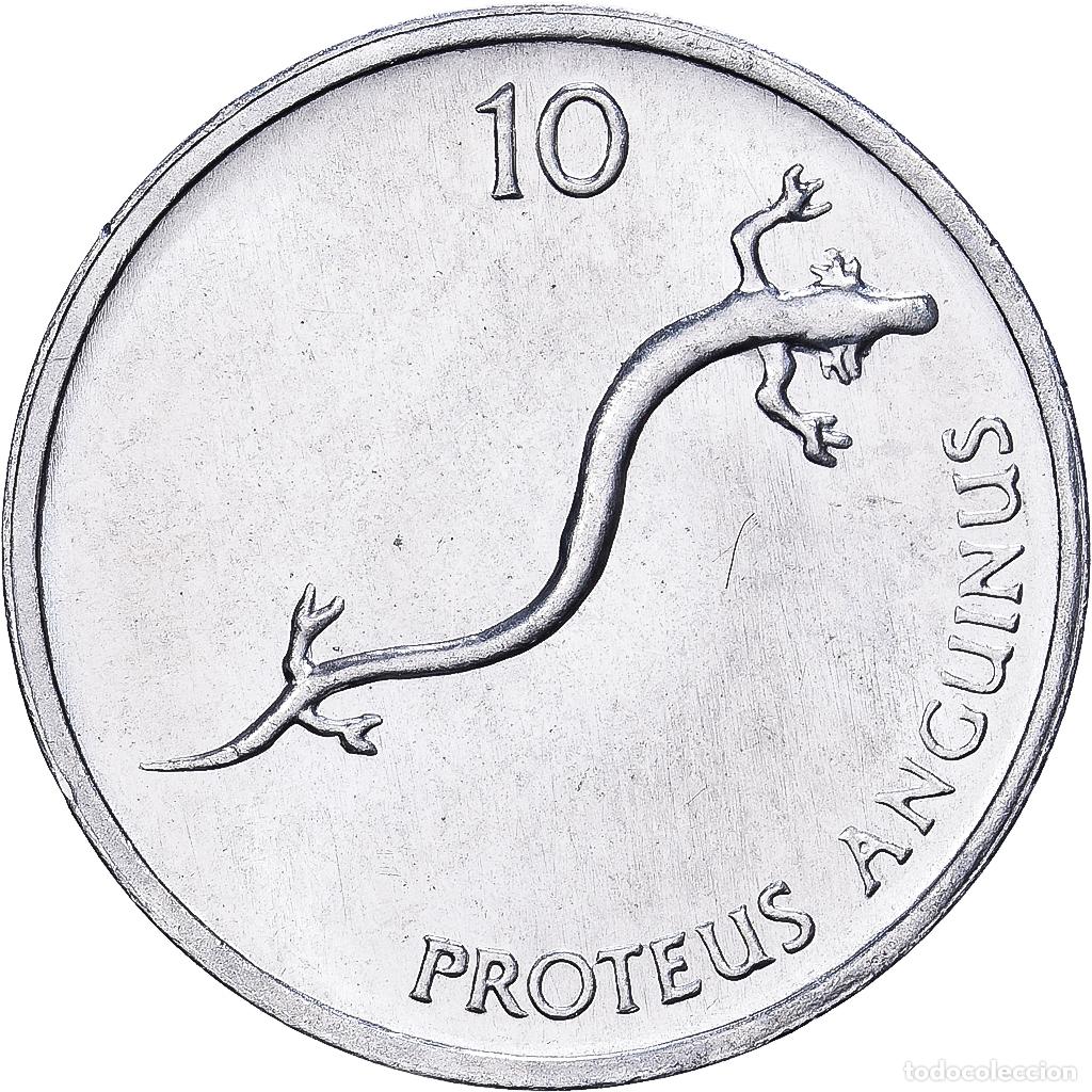 Monedas antiguas de Europa: [#1551937] Eslovenia, 10 Stotinov, 1992, Kremnica, Aluminio, EBC+, KM:7