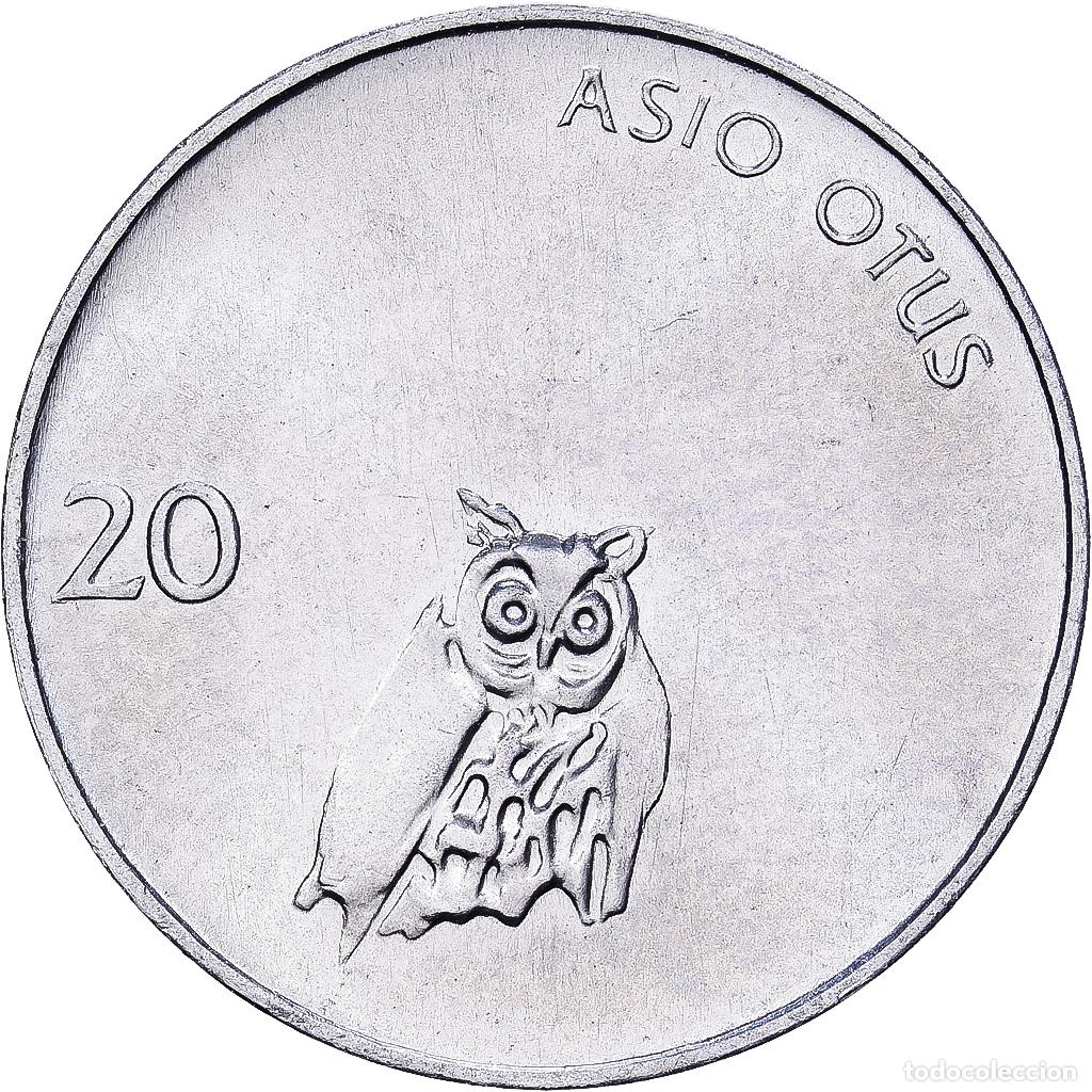 Monedas antiguas de Europa: [#1551938] Eslovenia, 20 Stotinov, 1993, Kremnica, Aluminio, EBC+, KM:8