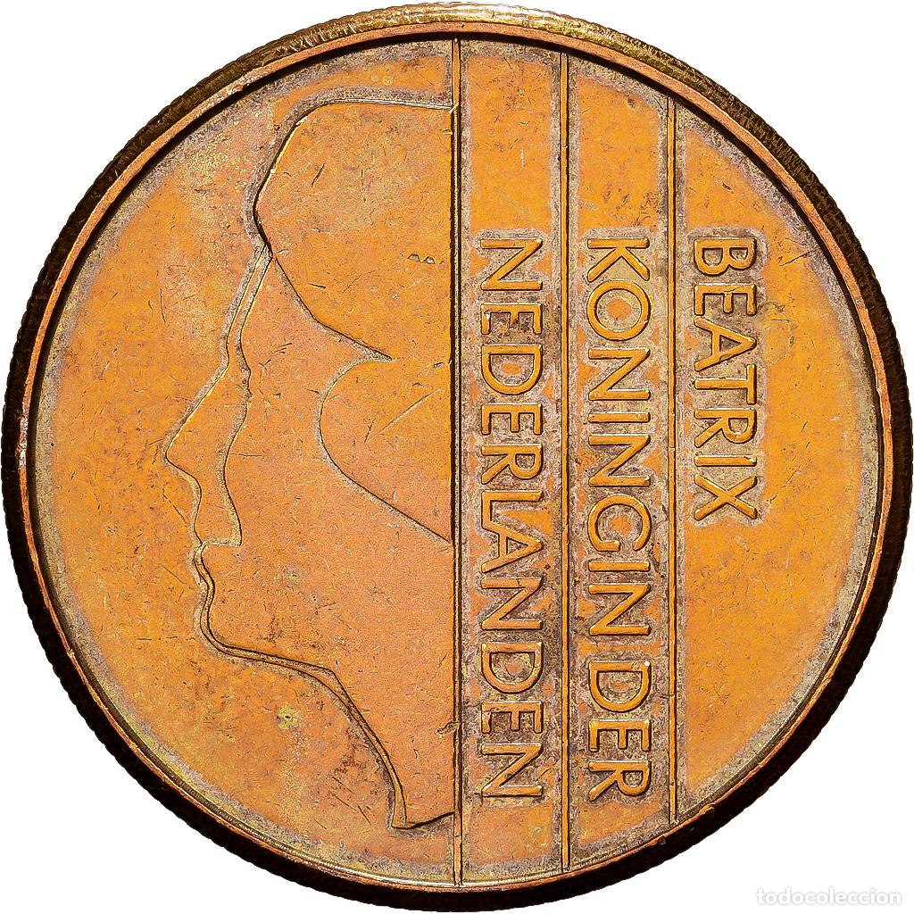 Monedas antiguas de Europa: [#1551935] Pa&iacute;ses Bajos, Beatrix, 5 Gulden, 1989, Bronze Clad Nickel, MBC, KM:210