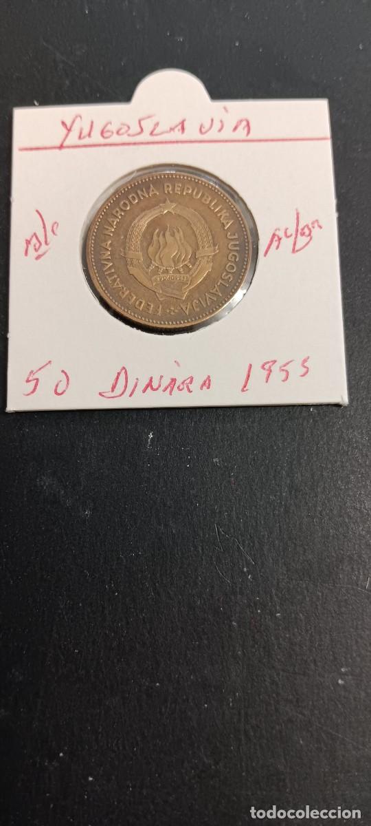 Monedas antiguas de Europa: YUGOSLAVIA 50 DINARA 1955 BC KM=35 (ALUMINIO-BRONCE)