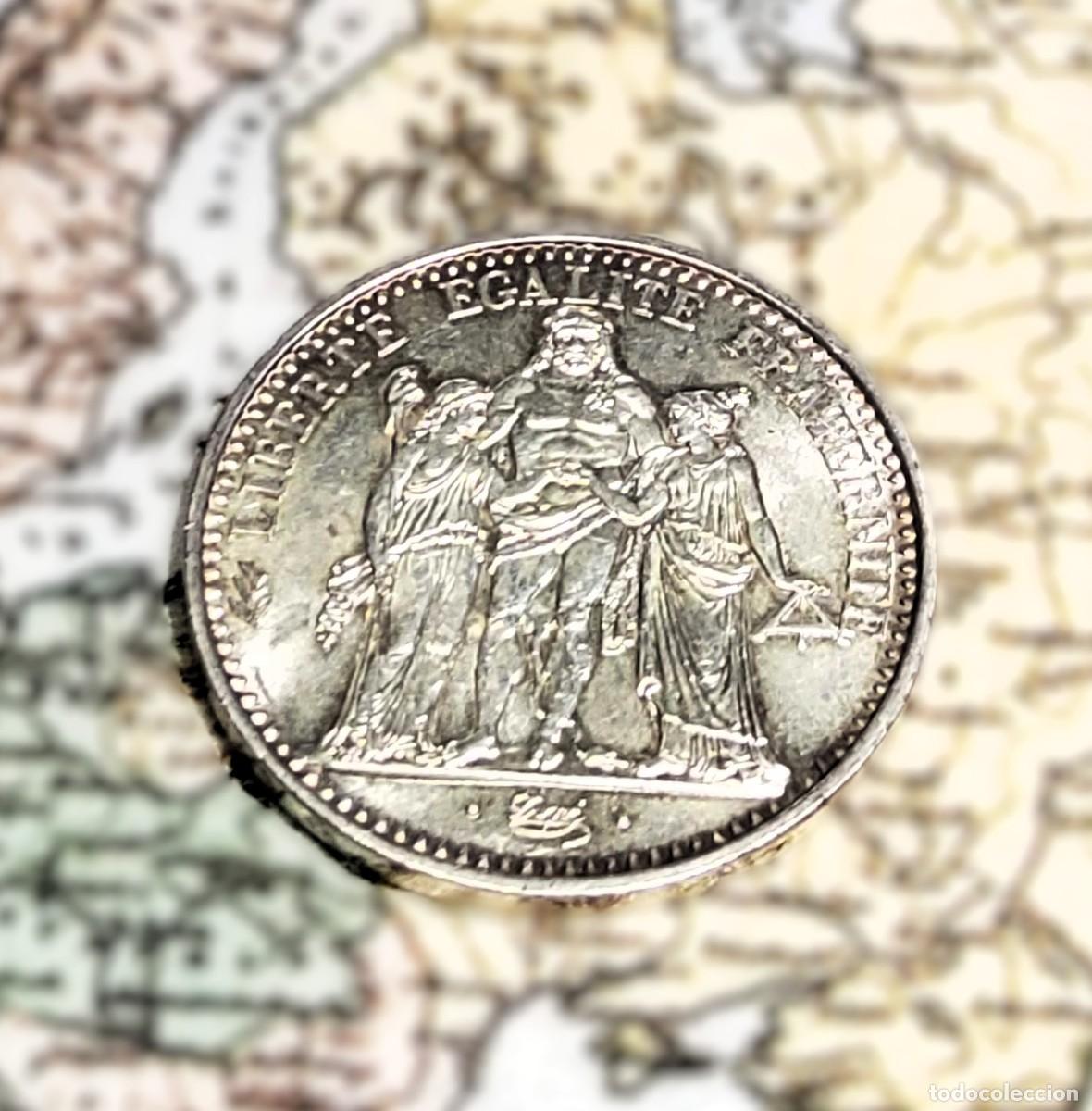 Monedas antiguas de Europa: MONEDA DE PLATA DE 10 FRANCOS DE FRANCIA DEL A&Ntilde;O 1970.SIN CIRCULAR