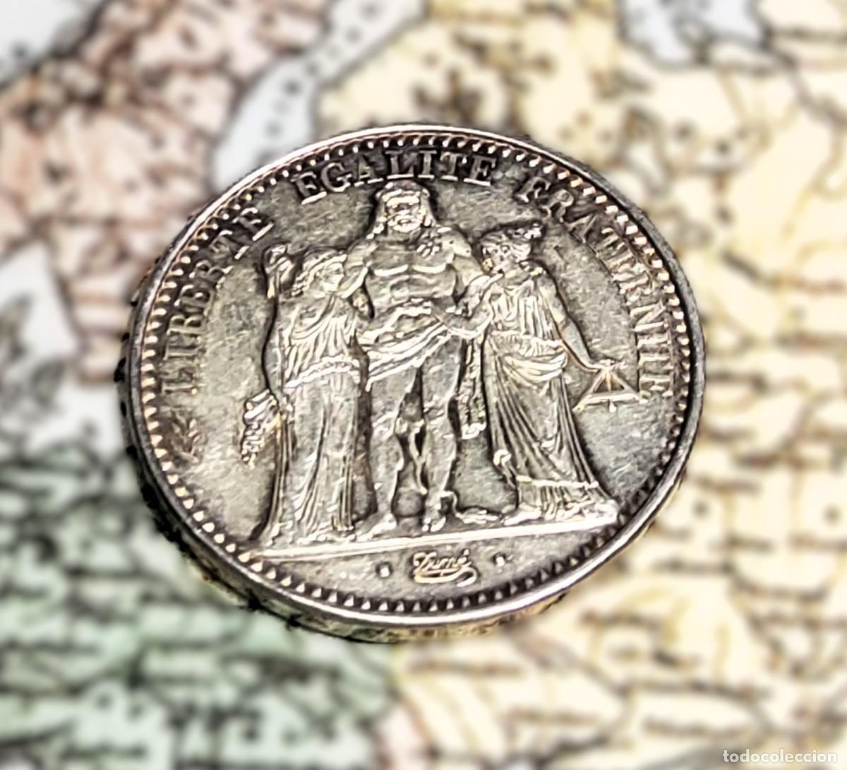 Monedas antiguas de Europa: MONEDA DE PLATA DE 10 FRANCOS DE FRANCIA DEL A&Ntilde;O 1965.SIN CIRCULAR