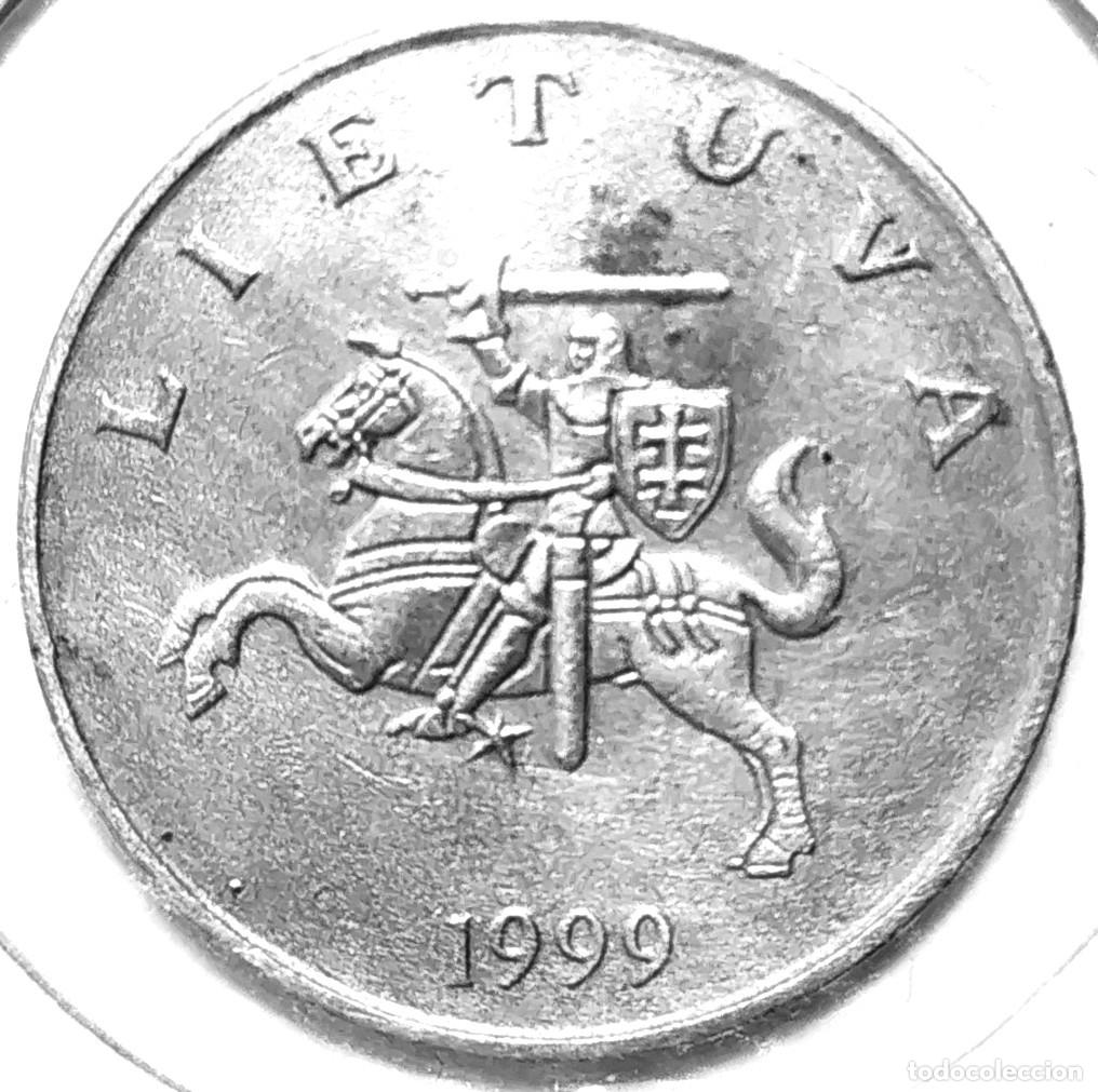 Monedas antiguas de Europa: LITUANIA (1991-2014) - 1 LITAS 1999 - A - 6,25 GR. CUPRONIQUEL - DIAMETRO 22,30 mm - KM#111 - MB