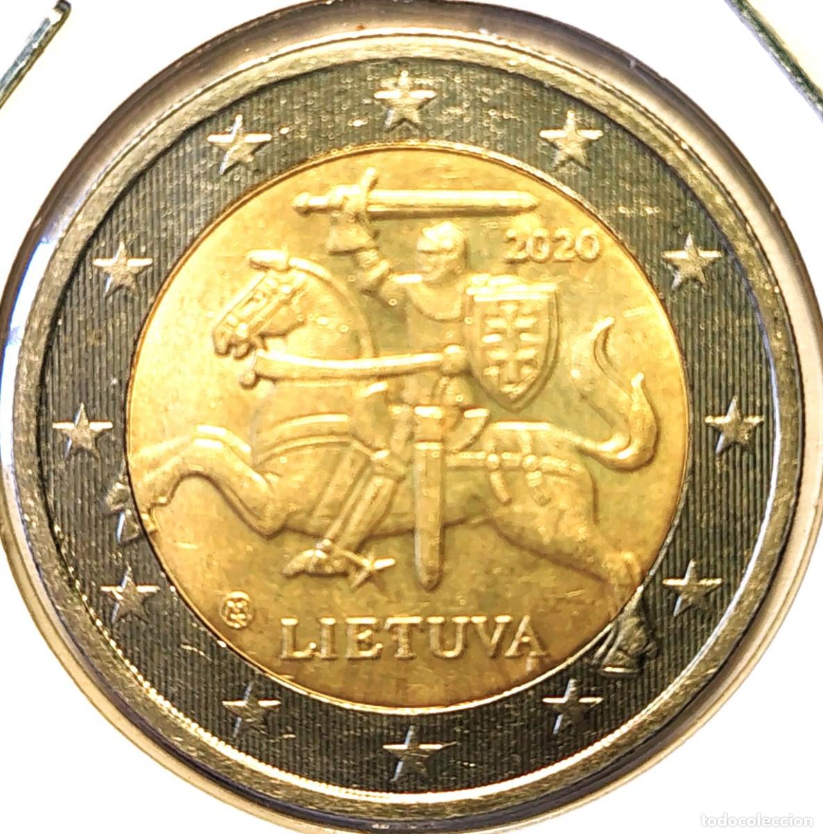 Moedas antigas da Europa: LITUANIA (2015-) - 2 EUROS 2020 - A - 8,50 GR. BIMETALICA - DIAMETRO 25,75 mm - KM#212 - MB
