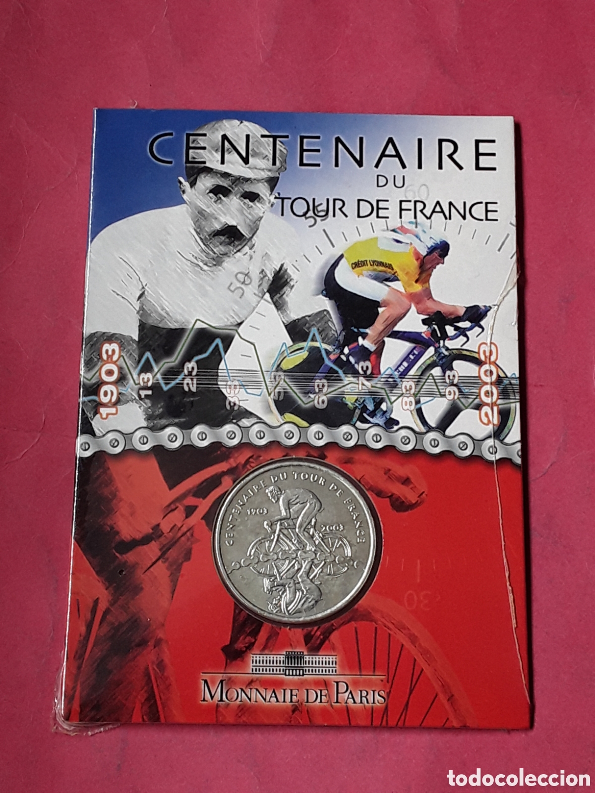 Monedas antiguas de Europa: FRANCIA 1/4 EURO 2003 PLATA. SET TOUR FRANCIA CENTENARIO