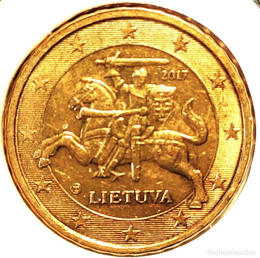 Monedas antiguas de Europa: LITUANIA (2015-) - 10 CENTIMOS 2017 - A - 4,10 GR. ORO NORDICO - DIAMETRO 19,75 mm - KM#208 - MB