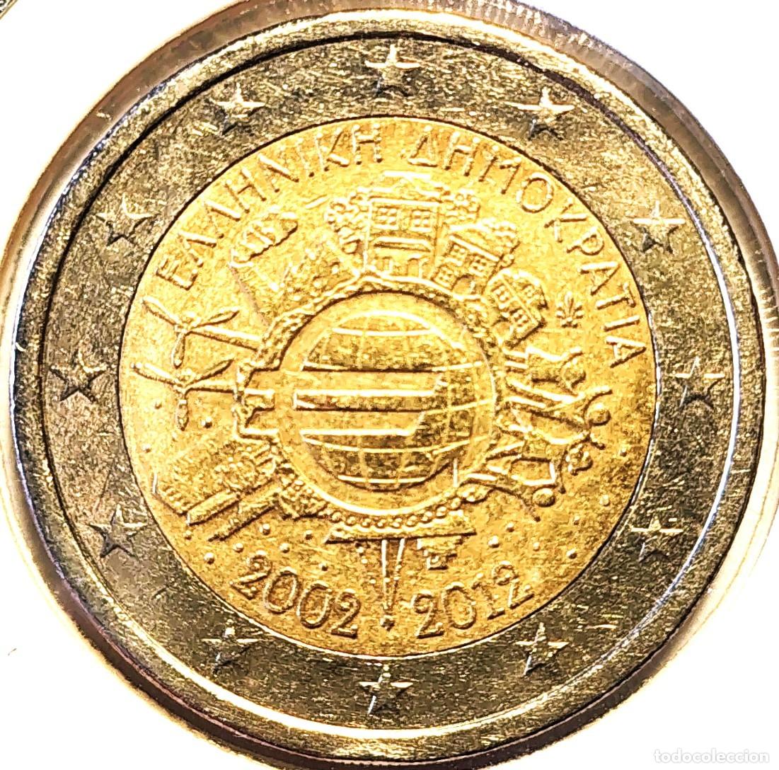 Monedas antiguas de Europa: ESPA&Ntilde;A (2002-) - 2 EUROS 2012 - 10&ordm; ANIVERSARIO DEL EURO - A - 8,50 GR. BIMETALICA - DIAMETRO 25,75