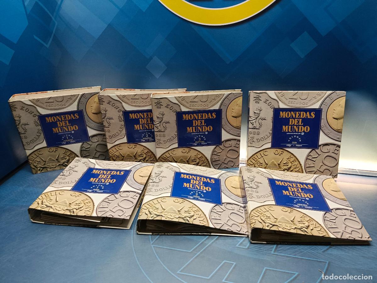 Monedas antiguas de Europa: COLECCI&Oacute;N MONEDAS DEL MUNDO DE ORBIS-FABBRI, completa, 7 carpetas, 100 fasc&iacute;culos, todas las monedas