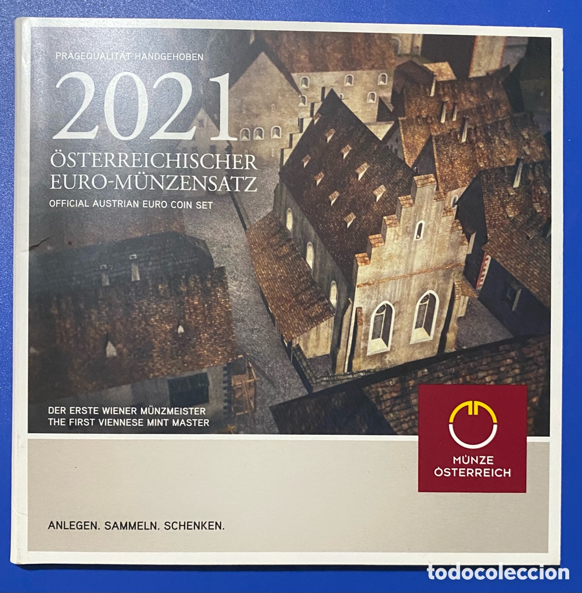 Monedas antiguas de Europa: Cartera Austria 2021 euros EE
