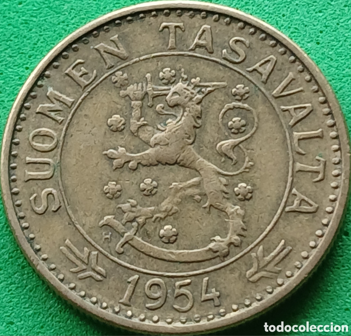 Monedas antiguas de Europa: Finlandia 20 marcos 1954 km#39