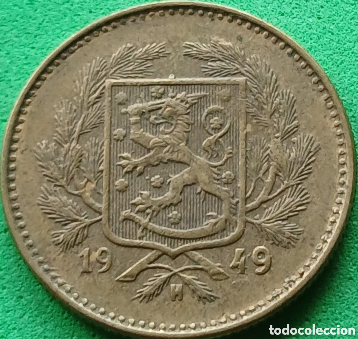 Monedas antiguas de Europa: Finlandia 5 marcos 1949 km#31a