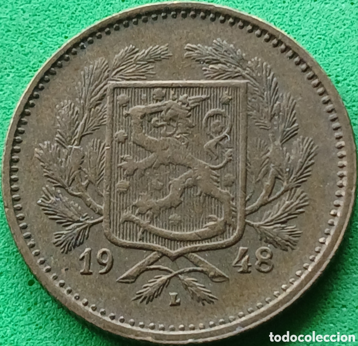 Monedas antiguas de Europa: Finlandia 5 marcos 1948 km#31a