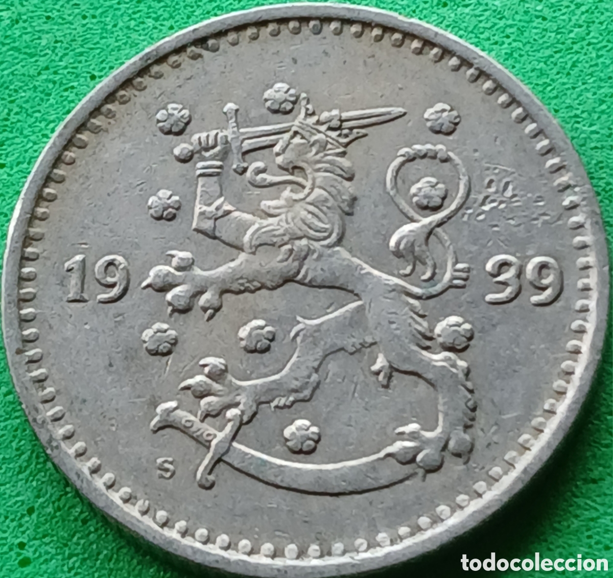 Monedas antiguas de Europa: Finlandia 1 marco 1939 km#30