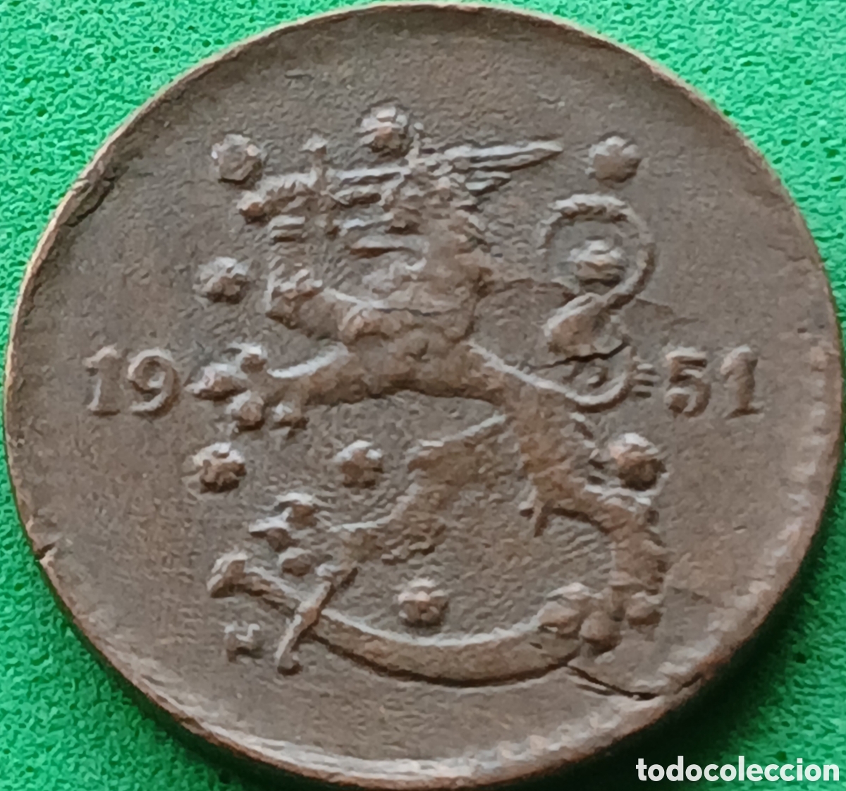 Monedas antiguas de Europa: Finlandia 1 marco 1951 km#30a