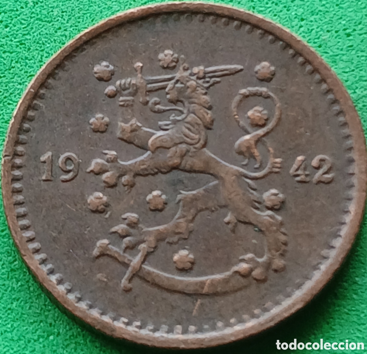 Monedas antiguas de Europa: Finlandia 1 marco 1942 km#30a