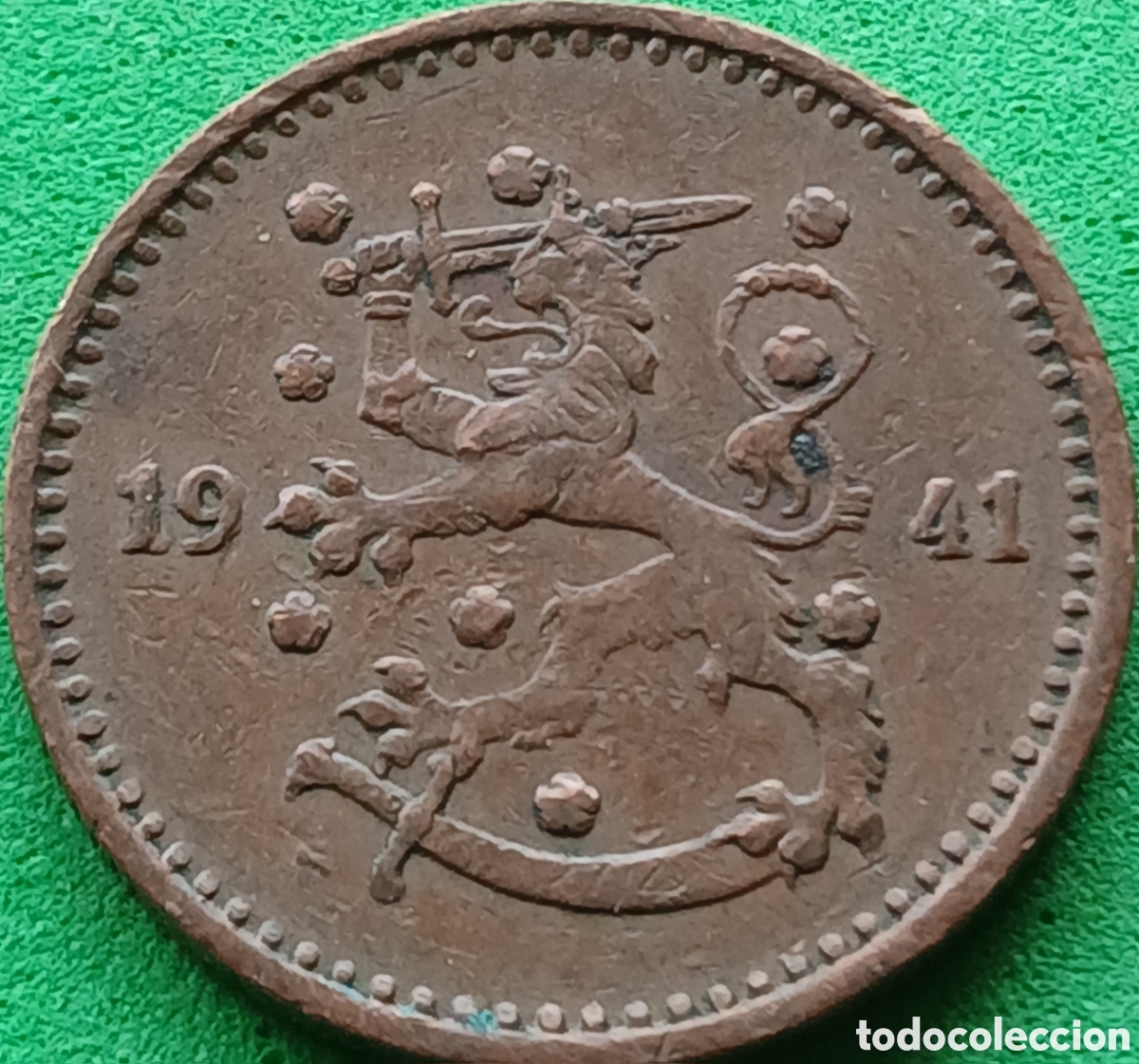 Monedas antiguas de Europa: Finlandia 1 marco 1941 km#30a