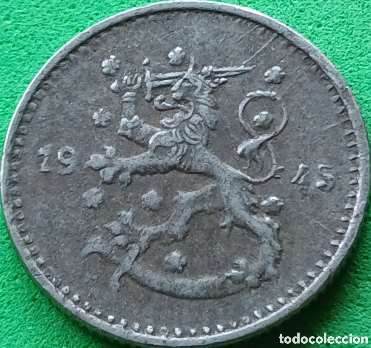 Monedas antiguas de Europa: Finlandia 1 marco 1945 km#30b