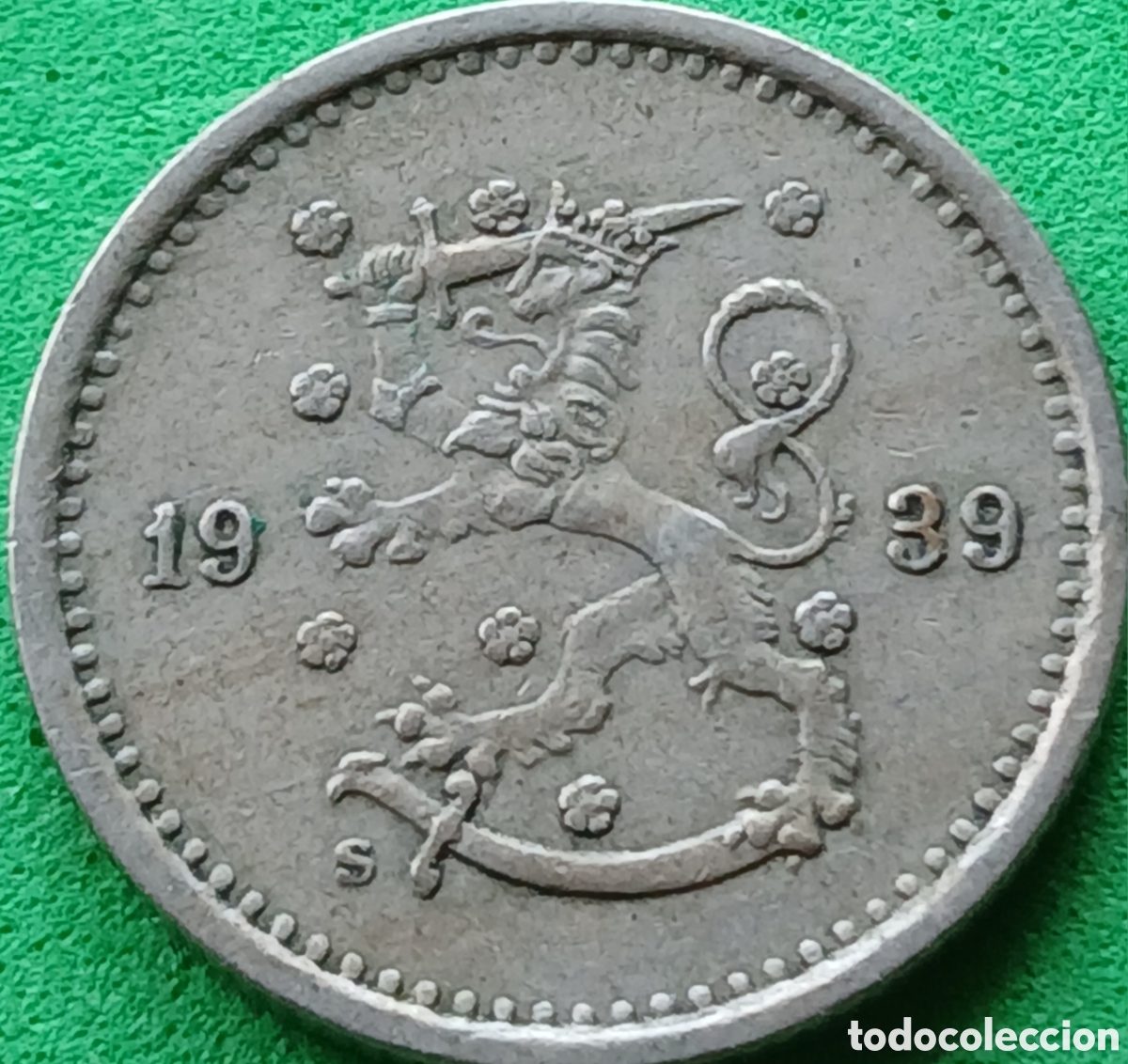 Monedas antiguas de Europa: Finlandia 50 pennia 1939 km#26