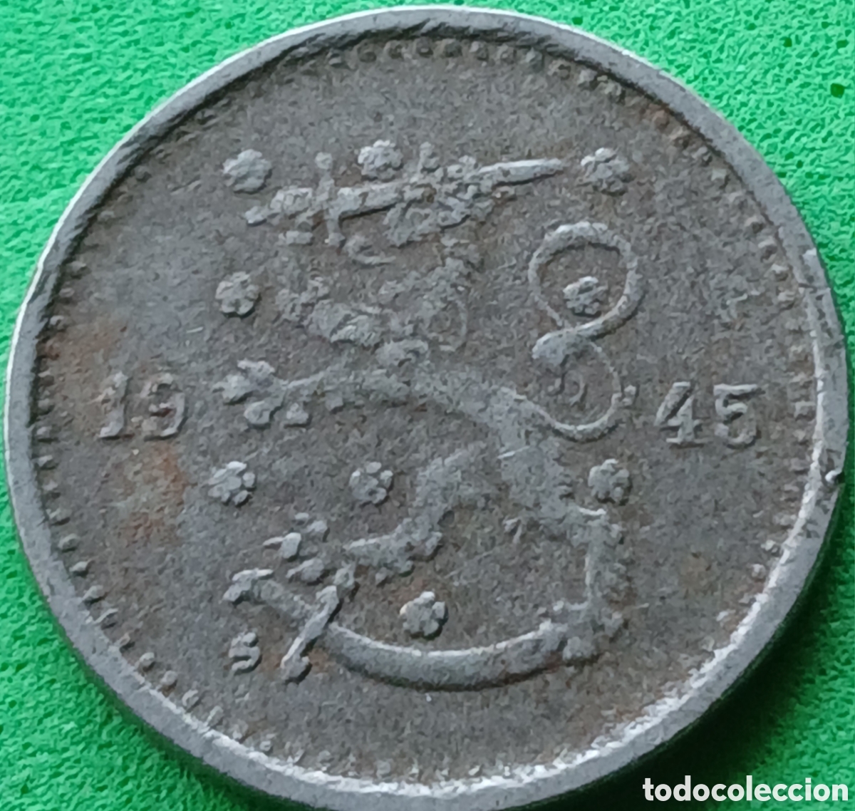 Monedas antiguas de Europa: Finlandia 50 pennia 1945 km#26b