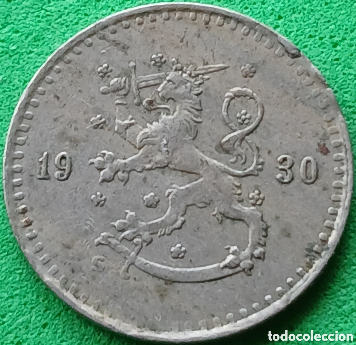 Monedas antiguas de Europa: Finlandia 25 pennia 1930 km#25 poco com&uacute;n