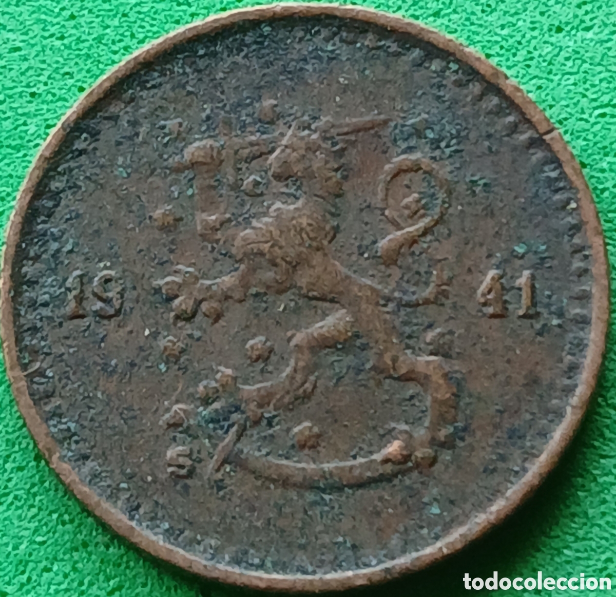 Monedas antiguas de Europa: Finlandia 25 pennia 1941 km#25a