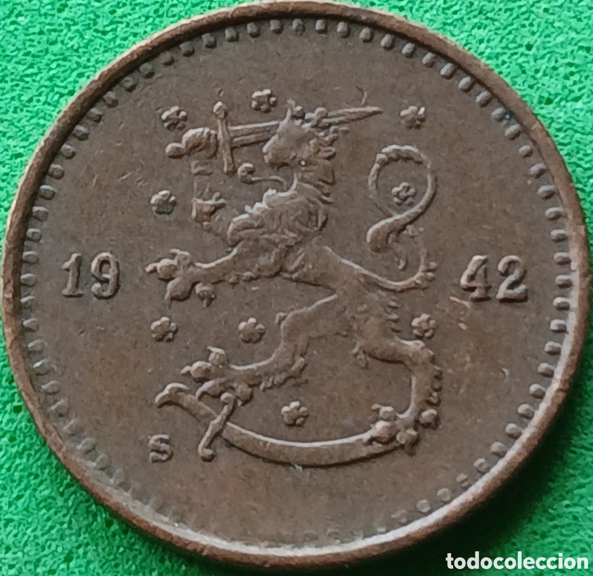 Monedas antiguas de Europa: Finlandia 25 pennia 1942 km#25a