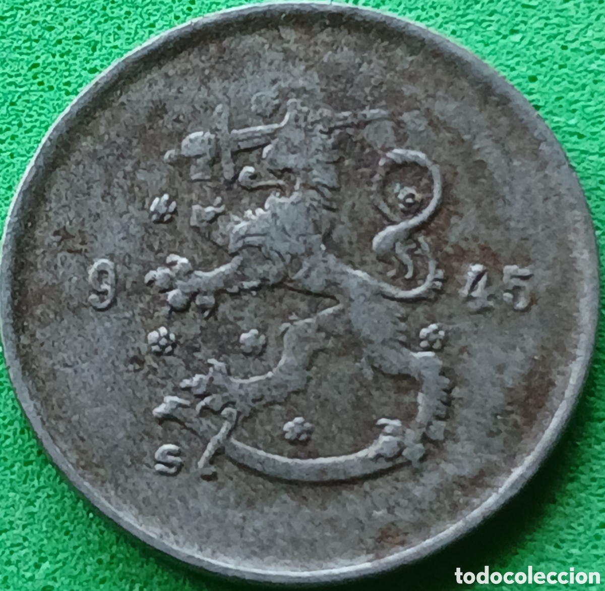 Monedas antiguas de Europa: Finlandia 25 pennia 1945 km#25b