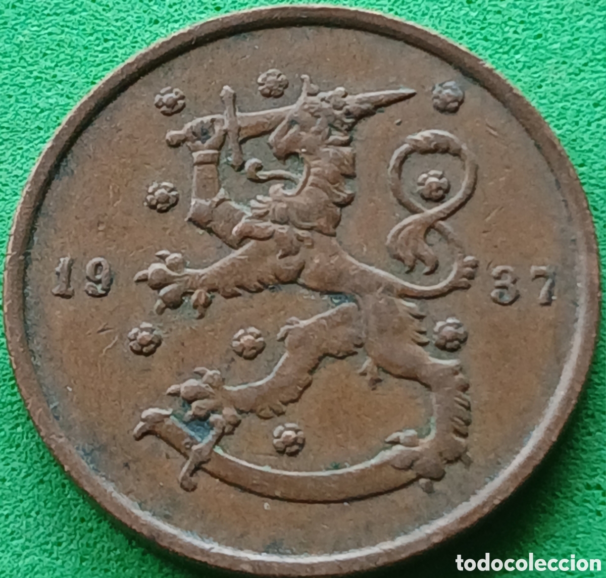 Monedas antiguas de Europa: Finlandia 10 pennia 1937 km#24