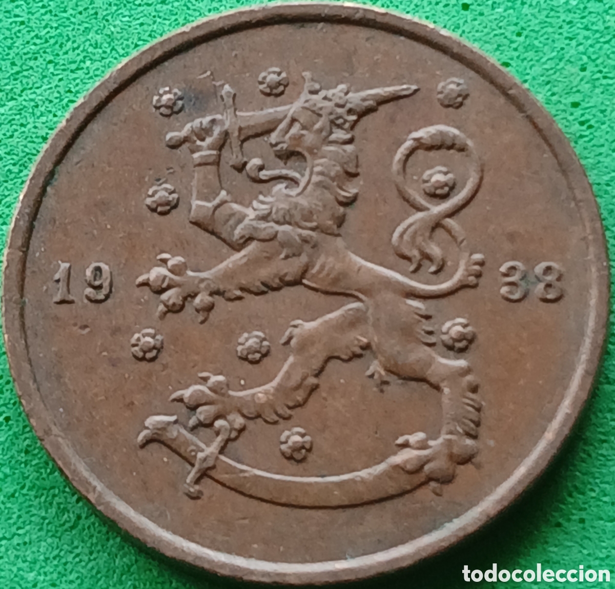 Monedas antiguas de Europa: Finlandia 10 pennia 1938 km#24