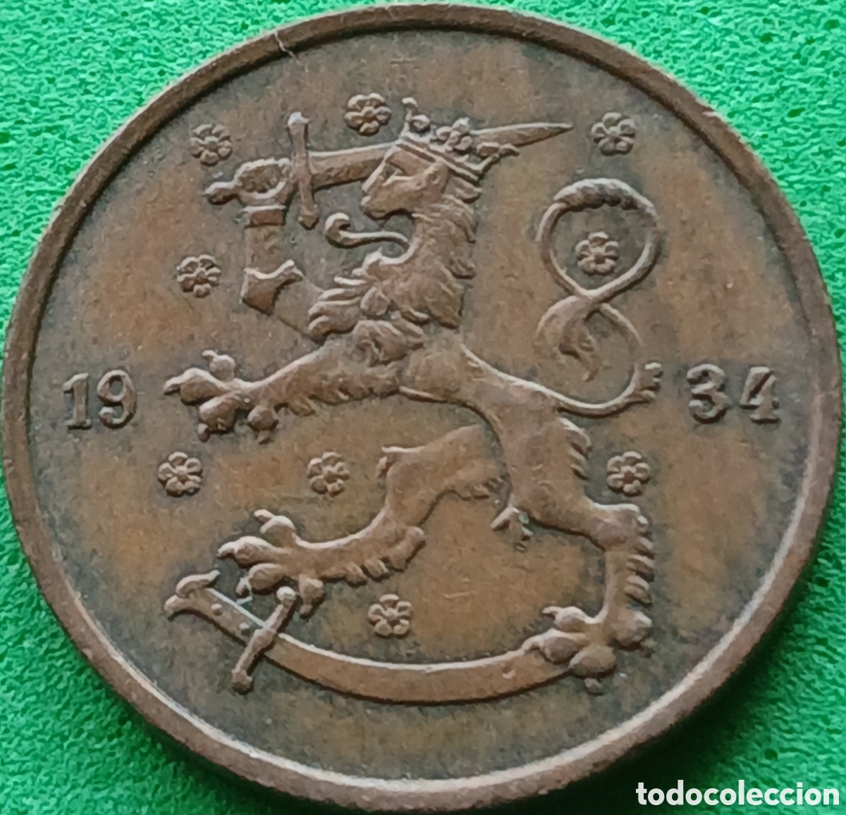 Monedas antiguas de Europa: Finlandia 5 pennia 1934 km#22