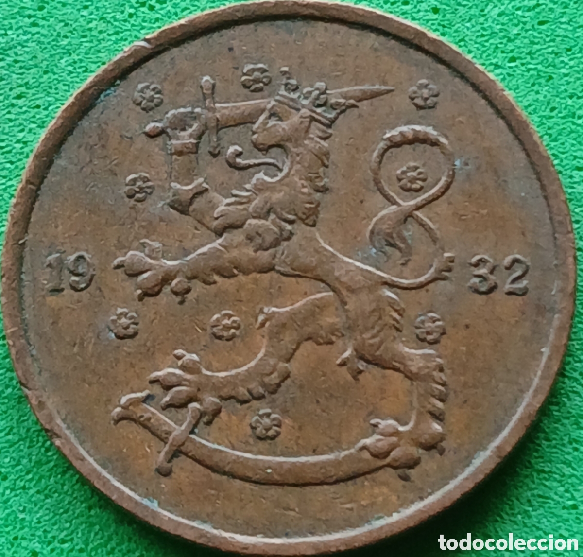 Monedas antiguas de Europa: Finlandia 5 pennia 1932 km#22