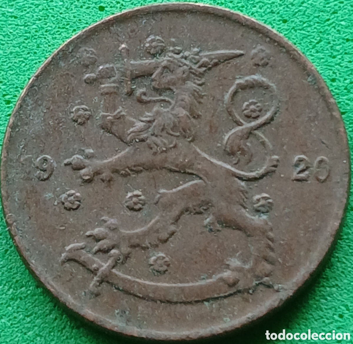 Monedas antiguas de Europa: Finlandia 5 pennia 1920 km#22