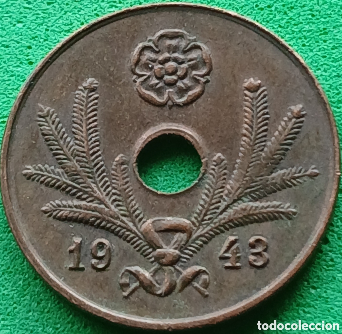Monedas antiguas de Europa: Finlandia 5 pennia 1943 km#64 poco com&uacute;n