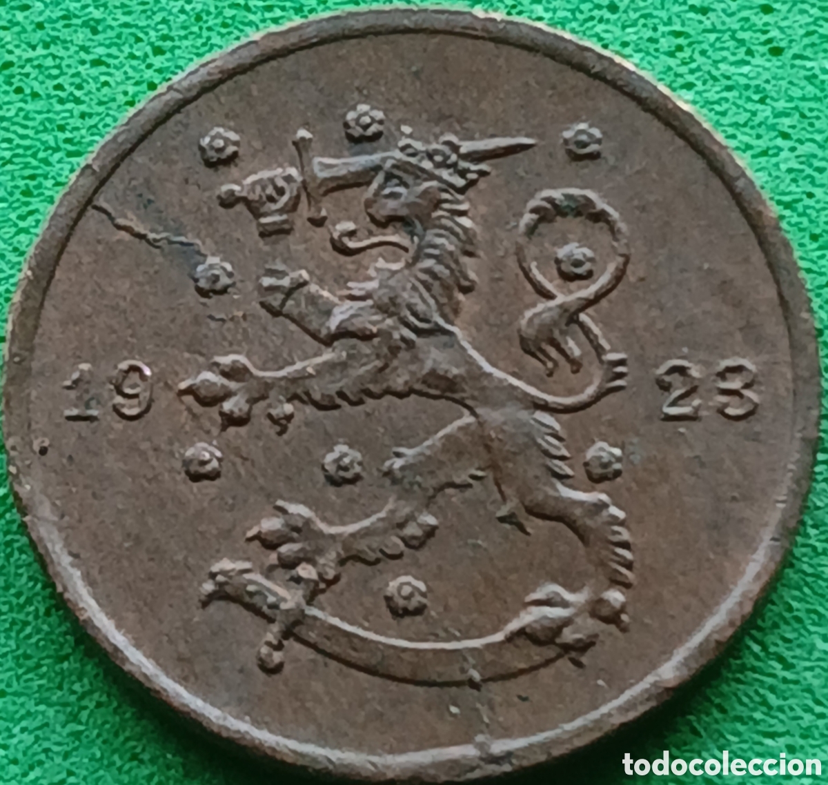 Monedas antiguas de Europa: Finlandia 1 penni 1923 km#23