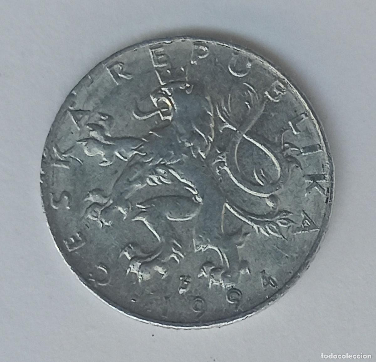 Monedas antiguas de Europa: MONEDA DE 50 HELLER ( REPUBLICA CHECA ) 1994
