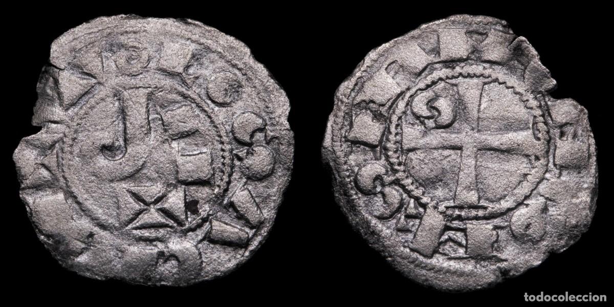 Monedas antiguas de Europa: 1148/1249, Obol Raymon Comte, Languedoc - 13 mm / 0,33 gr.
