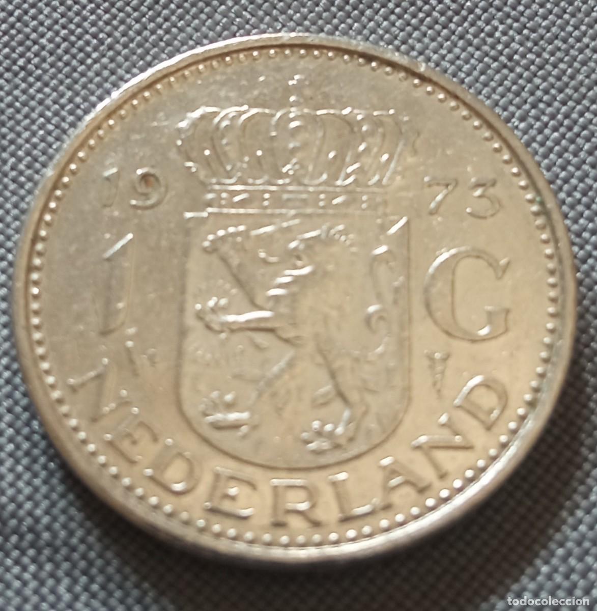 Monedas antiguas de Europa: Moneda de Holanda de 1973 - Foto 2