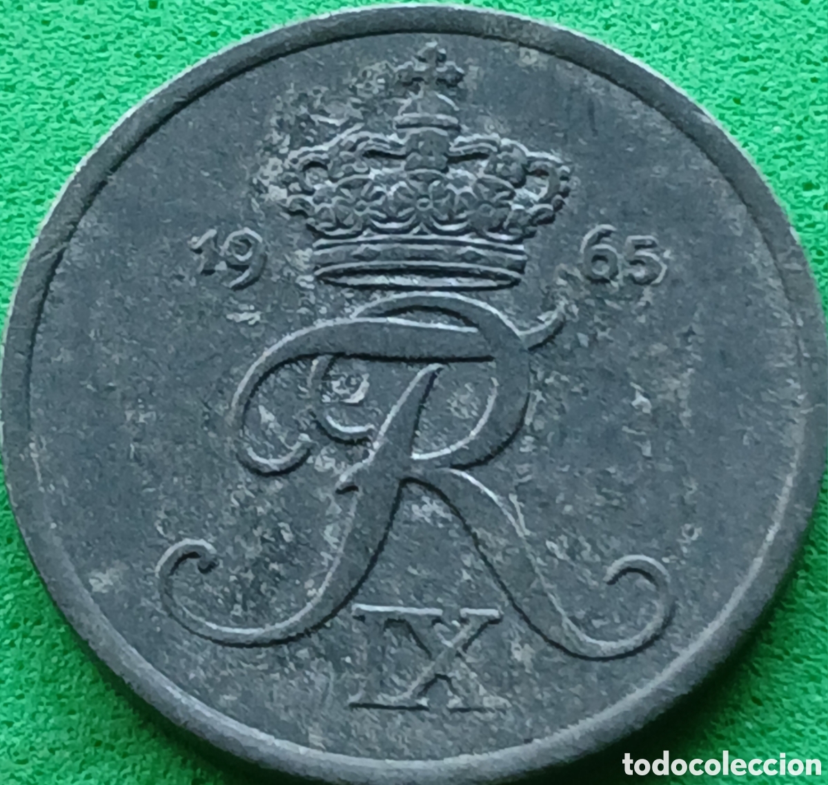 Monedas antiguas de Europa: Dinamarca 2 ore 1965 km#840