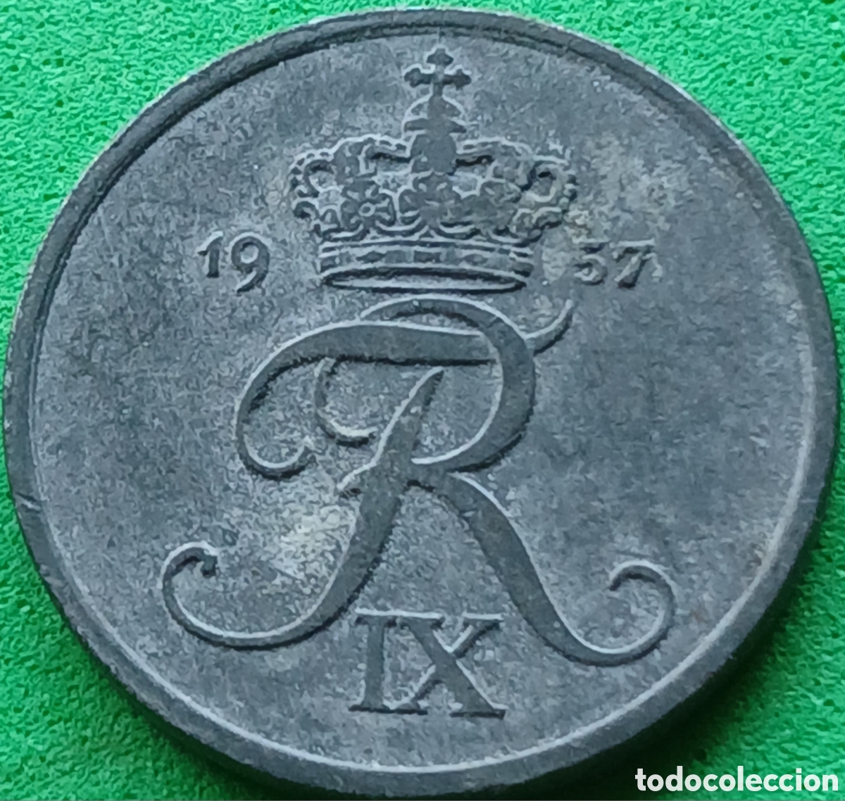 Monedas antiguas de Europa: Dinamarca 2 ore 1957 km#840