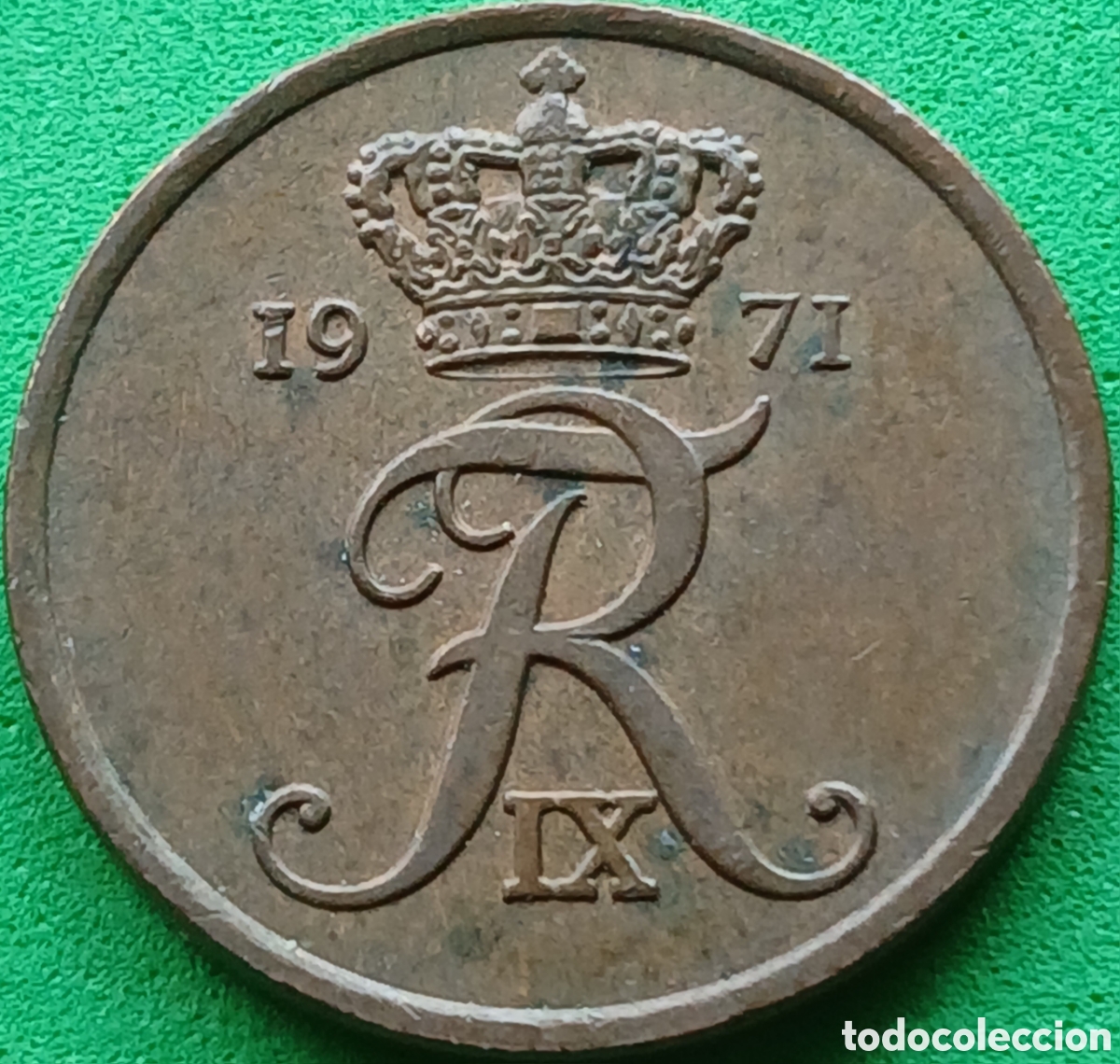 Monedas antiguas de Europa: Dinamarca 5 ore 1971 km#848