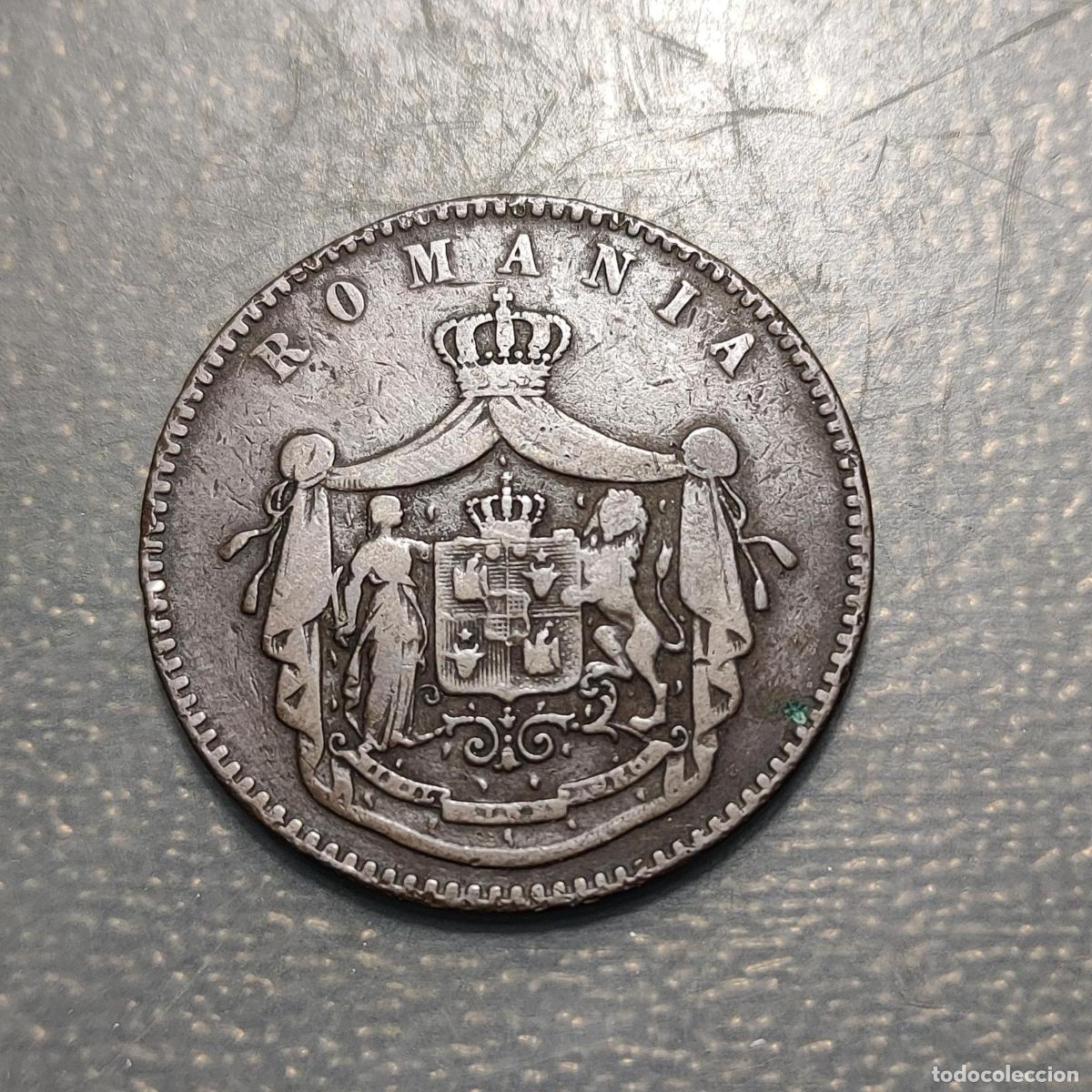 Monedas antiguas de Europa: RUMANIA ROMANIA 10 BANI 1867 BC+/MBC-