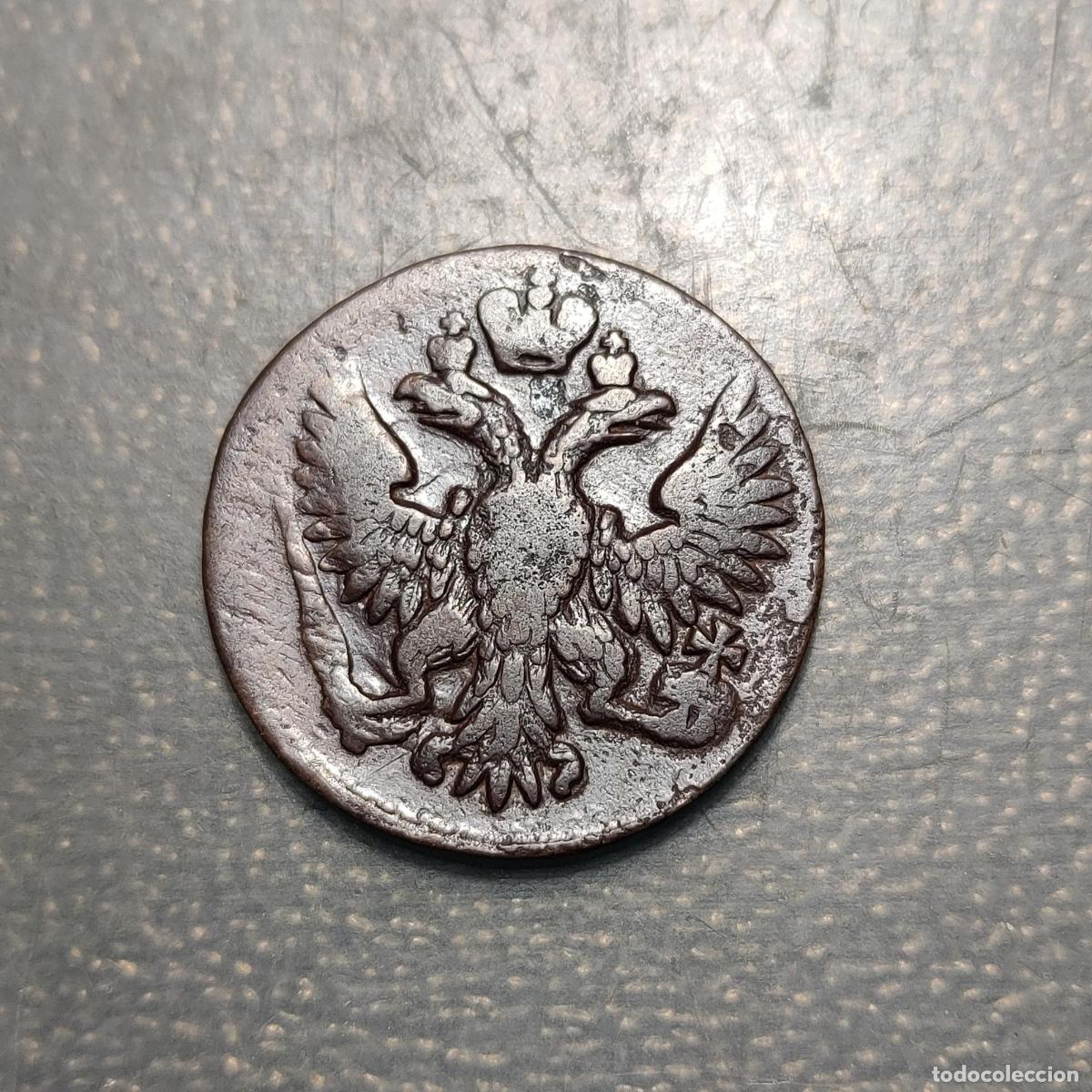 Monedas antiguas de Europa: RUSIA RUSSIA DENGA 1/2 KOPEK 1751 MBC+