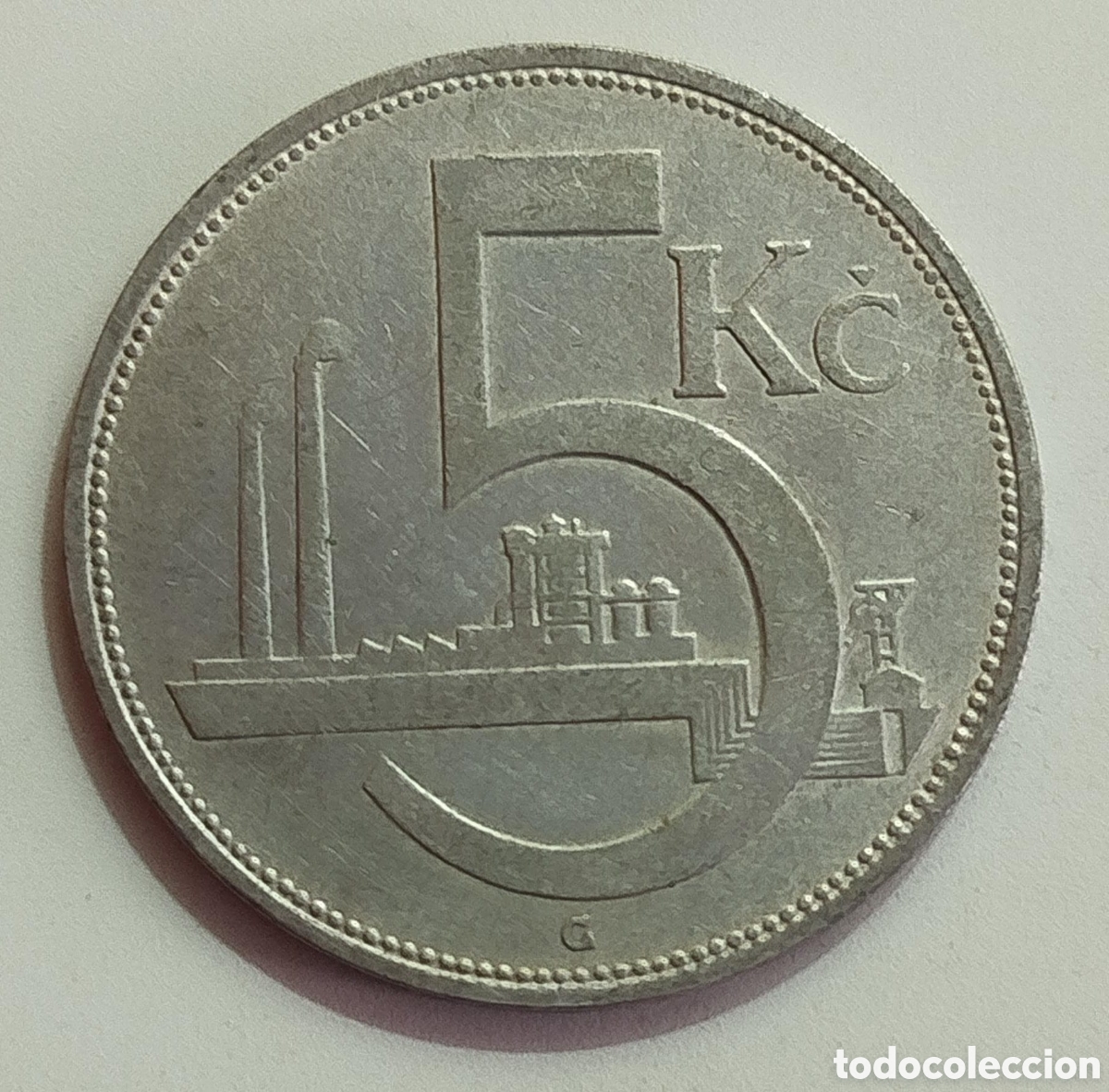Monedas antiguas de Europa: Moneda Plata 5 Korun (Coronas) - Rep&uacute;blica de Checoslovaquia (1930)
