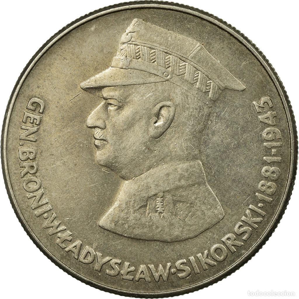 Monedas antiguas de Europa: [#722193] Moneda, Polonia, General Broni Wladyslaw, 50 Zlotych, 1981, Warsaw, MBC, Cobre -
