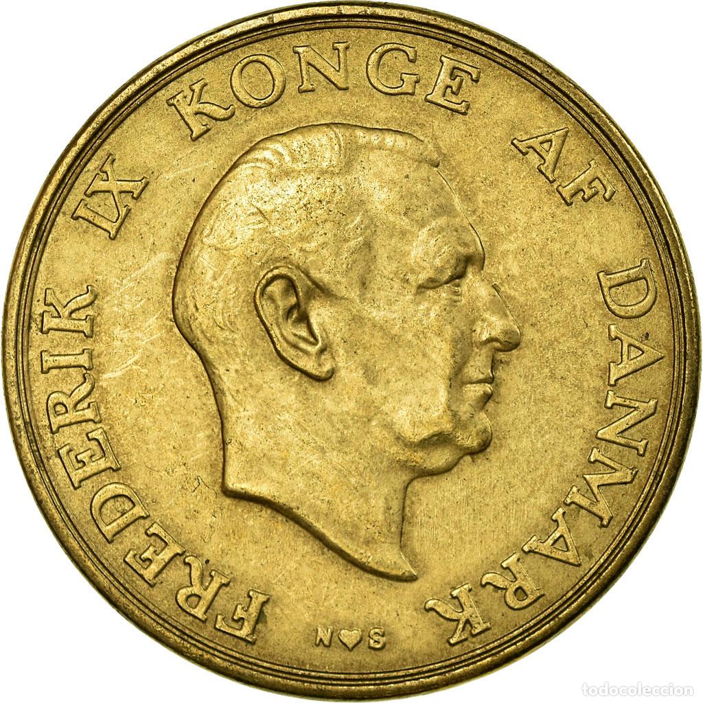 Monedas antiguas de Europa: [#754326] Moneda, Dinamarca, Frederik IX, 2 Kroner, 1952, Copenhagen, MBC, Aluminio -