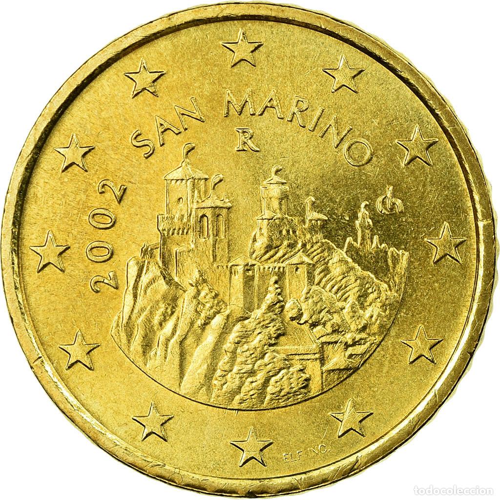 Monedas antiguas de Europa: [#730489] San Marino, 50 Euro Cent, 2002, FDC, Lat&oacute;n, KM:445