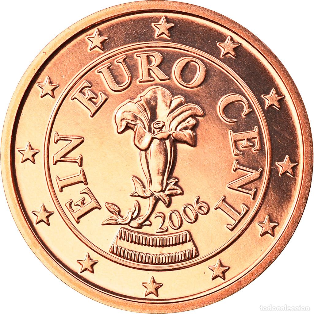Monedas antiguas de Europa: [#819191] Austria, Euro Cent, 2006, Vienna, FDC, Cobre chapado en acero, KM:3082