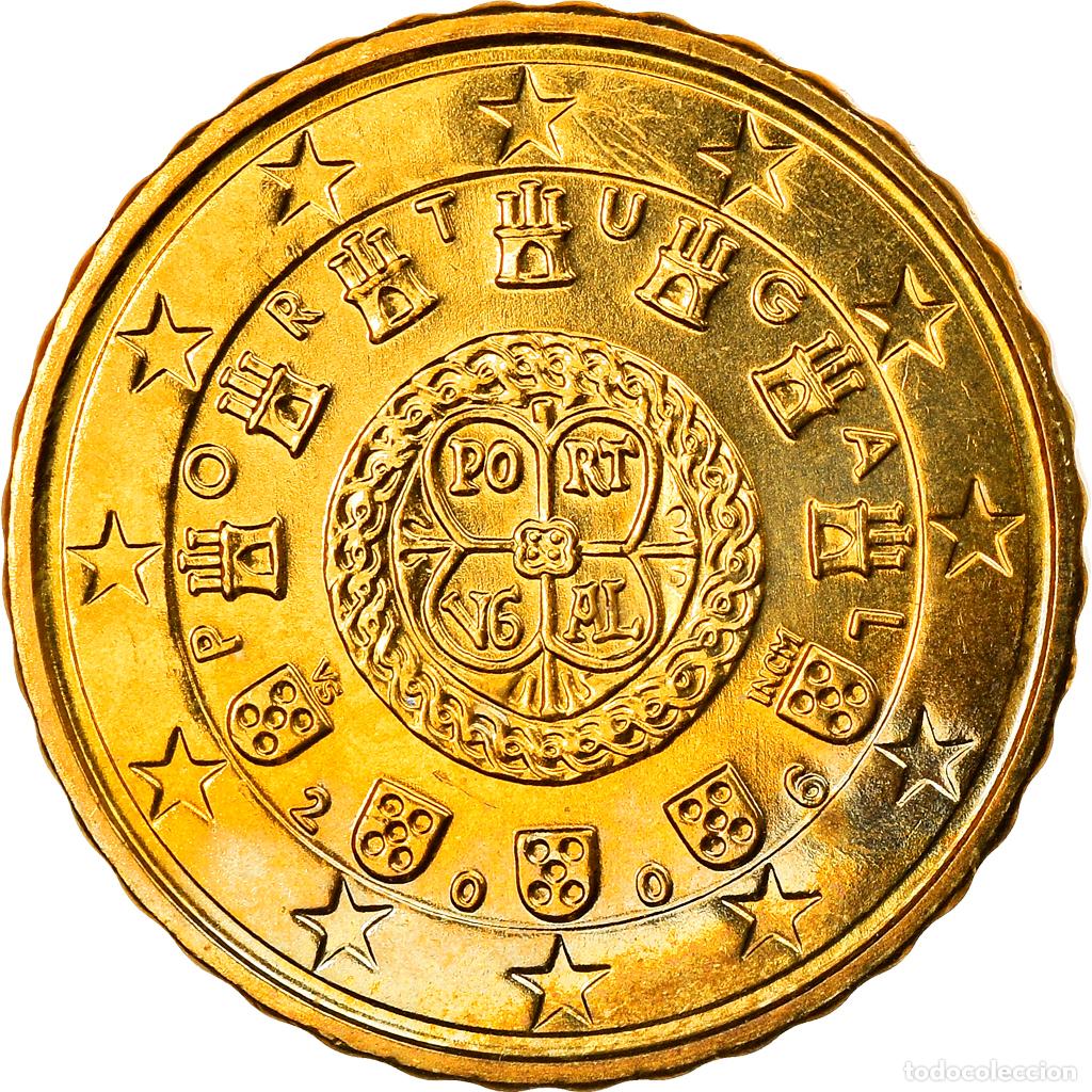 Monedas antiguas de Europa: [#830778] Portugal, 10 Euro Cent, 2006, Lisbon, SC, Lat&oacute;n, KM:743