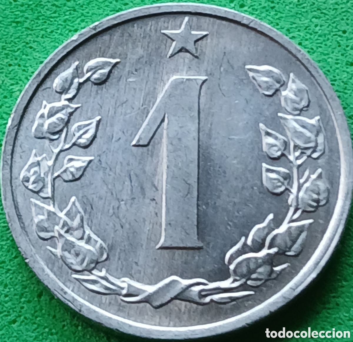 Monedas antiguas de Europa: Checoslovaquia 1 heller 1963 km#51